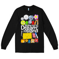 Black battle for dream island poster [tb] Long Sleeve Tee - linhVisuals