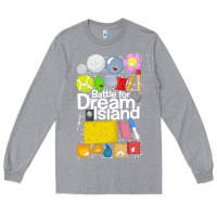 Heather Grey battle for dream island poster [tb] Long Sleeve Tee - linhVisuals