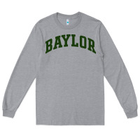 Heather Grey baylor [tw] Long Sleeve Tee - linhVisuals