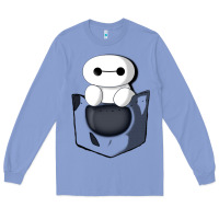Colony Blue baymax in pocket Long Sleeve Tee - linhVisuals