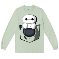 Matcha baymax in pocket Long Sleeve Tee - linhVisuals