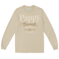 Mushroom Mens Pappy Because Grandpa Is For Old Guys Funny Long Sleeve Tee - linhVisuals