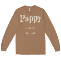 Toasted Coconut Mens Pappy Because Grandpa Is For Old Guys Funny Long Sleeve Tee - linhVisuals
