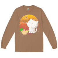 Toasted Coconut cat t  shirt ramen noodles kawaii cat t  shirt Long Sleeve Tee - linhVisuals