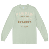 Matcha Mens Pawpaw Like a Regular Grandpa Funny Fathers Day Long Sleeve Tee - linhVisuals