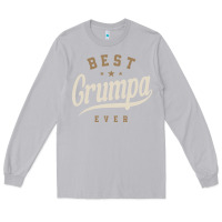 Moon Dust Mens Best Grumpa Ever Funny Grandpa Long Sleeve Tee - linhVisuals