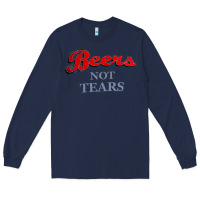 Navy beers not tears Long Sleeve Tee - linhVisuals