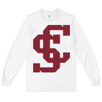White santa clara br Long Sleeve Tee - linhVisuals