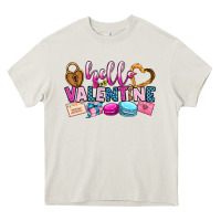 Cream hello valentine Heavy Core Tee - OliviaCreatesArt
