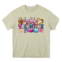 Mossy hello valentine Heavy Core Tee - OliviaCreatesArt