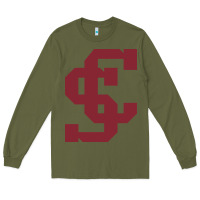 Army Green santa clara br Long Sleeve Tee - linhVisuals
