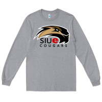 Heather Grey siu edwardsville Long Sleeve Tee - linhVisuals