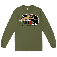 Army Green siu edwardsville Long Sleeve Tee - linhVisuals