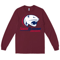 Burgundy south alabam Long Sleeve Tee - linhVisuals