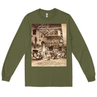 Army Green Jethro Tull Long Sleeve Tee - linhVisuals