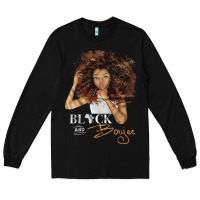 Black black and boujee [tb] Long Sleeve Tee - linhVisuals