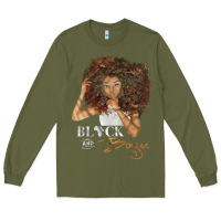 Army Green black and boujee [tb] Long Sleeve Tee - linhVisuals