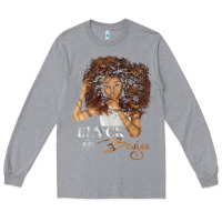 Heather Grey black and boujee [tb] Long Sleeve Tee - linhVisuals