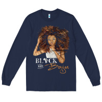 Navy black and boujee [tb] Long Sleeve Tee - linhVisuals