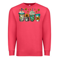 Cardinal sunflowers coffee cups Premium Sweatshirt - Jasminsmagicworld
