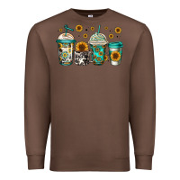 Chestnut sunflowers coffee cups Premium Sweatshirt - Jasminsmagicworld