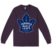 Plum the-toronto-maple-leafs-pen Long Sleeve Tee - linhVisuals