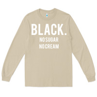 Mushroom black no sugar no cream 02 [tb] Long Sleeve Tee - linhVisuals