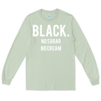 Matcha black no sugar no cream 02 [tb] Long Sleeve Tee - linhVisuals