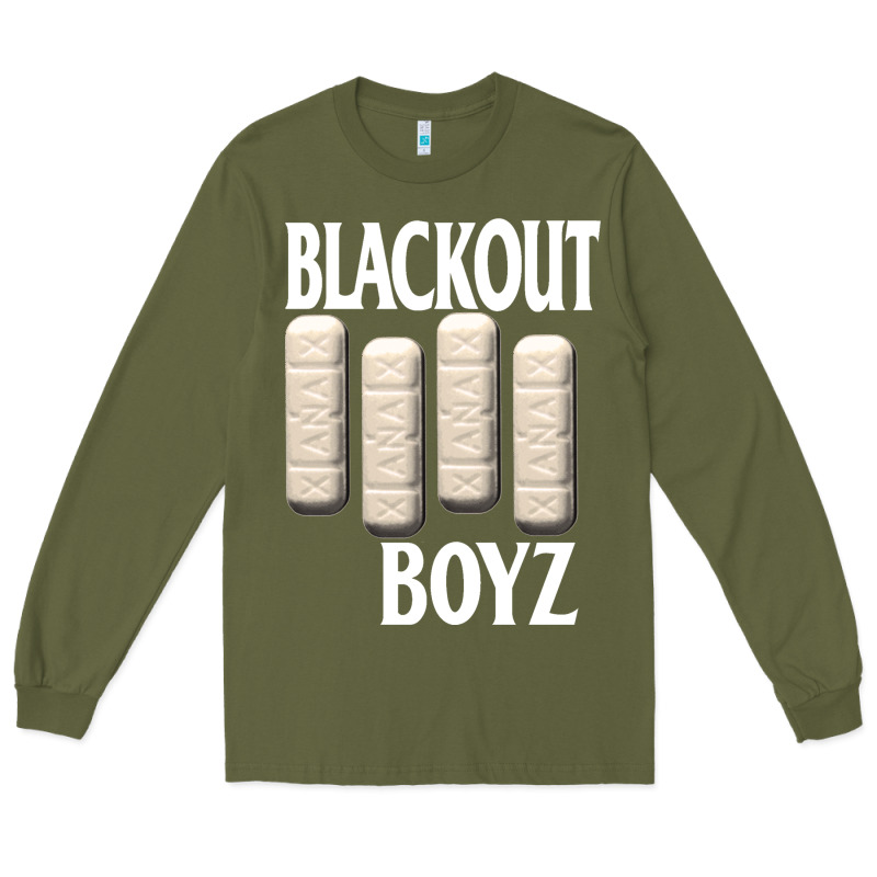 Blackout Boyz Black Long Sleeve Tee by linhVisuals | Teevron