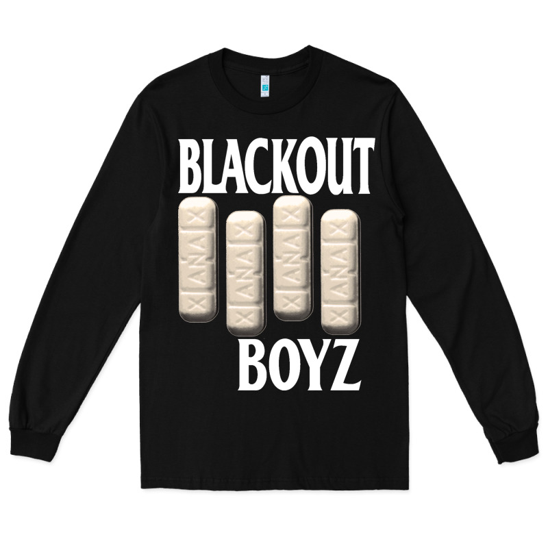 Blackout Boyz Black Long Sleeve Tee by linhVisuals | Teevron