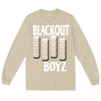 Mushroom blackout boyz black Long Sleeve Tee - linhVisuals