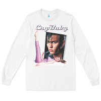 White cry baby title Long Sleeve Tee - linhVisuals