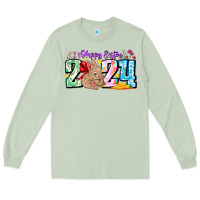 Matcha Happy Easter 2024 Long Sleeve Tee - CowhideDigitalArt