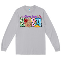 Moon Dust Happy Easter 2024 Long Sleeve Tee - CowhideDigitalArt