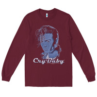 Burgundy cry baby king cry baby Long Sleeve Tee - linhVisuals
