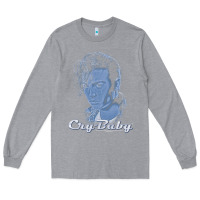 Heather Grey cry baby king cry baby Long Sleeve Tee - linhVisuals