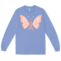Colony Blue gynecologic cancer support t  shirt gynecological cancer awareness pea Long Sleeve Tee - linhVisuals