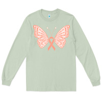 Matcha gynecologic cancer support t  shirt gynecological cancer awareness pea Long Sleeve Tee - linhVisuals