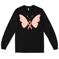 Gynecologic Cancer Support T  Shirt Gynecological Cancer Awareness Pea Long Sleeve Tee | Teevron