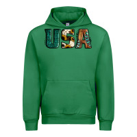 Emerald usa basic bold font western Urban Hoodie - Jasminsmagicworld