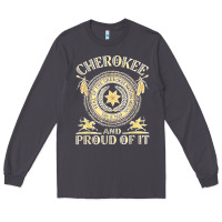 Smoke cherokee native american and proud of t shirt Long Sleeve Tee - linhVisuals
