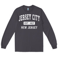 Smoke jersey city new jersey nj vintage established sports design pullover h Long Sleeve Tee - linhVisuals