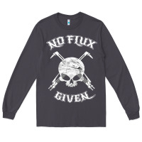 Smoke no flux given   funny welder tee shirt for welding dads Long Sleeve Tee - linhVisuals