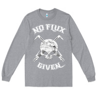 Heather Grey no flux given   funny welder tee shirt for welding dads Long Sleeve Tee - linhVisuals