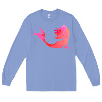 Colony Blue mermaid t  shirt pink mermaid t  shirt Long Sleeve Tee - linhVisuals