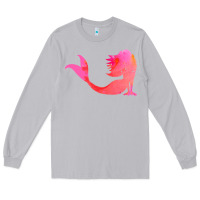Moon Dust mermaid t  shirt pink mermaid t  shirt Long Sleeve Tee - linhVisuals