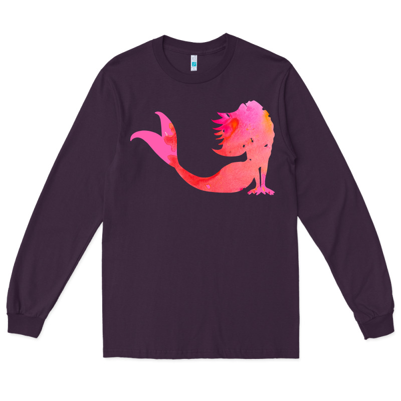 Mermaid T  Shirt Pink Mermaid T  Shirt Long Sleeve Tee by linhVisuals | Teevron