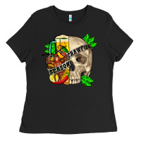Black skull crawfish season Ladies Tee - FaDigitalArtStudio