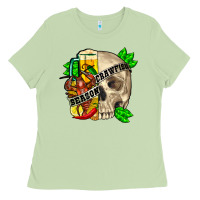 Matcha skull crawfish season Ladies Tee - FaDigitalArtStudio
