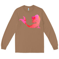 Toasted Coconut mermaid t  shirt pink mermaid t  shirt Long Sleeve Tee - linhVisuals